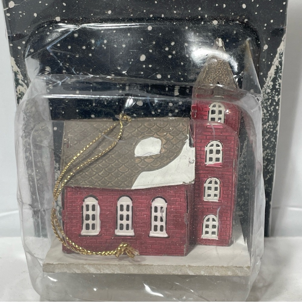 Vintage Church Victorian Village Collectibles 1999 Edition Christmas Ornament